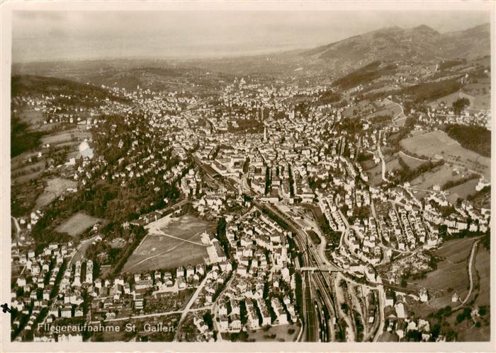 St Gallen SG Fliegeraufnahme