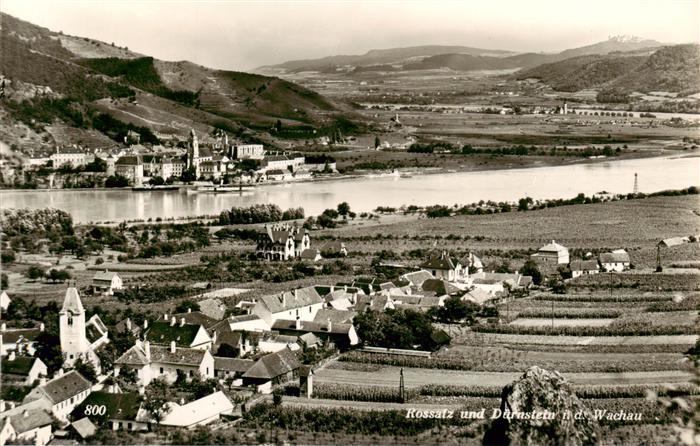 Rossatz Krems Donau Niederoesterreich AT Fliegeraufnahme