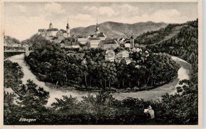 Elbogen Loket Czechia Panorama