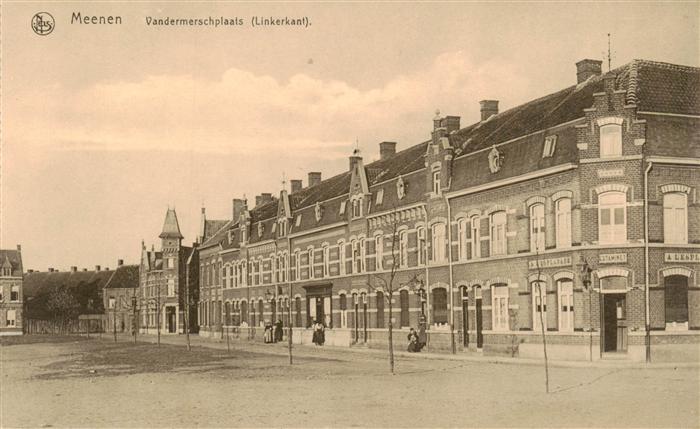 Meenen Menin West-Vlaanderen Belgie Vandermerschplaats Linkerkant