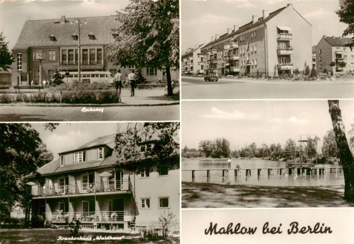 Mahlow Blankenfelde-Mahlow Bahnhof Krankenhaus Waldhaus Ortspartie