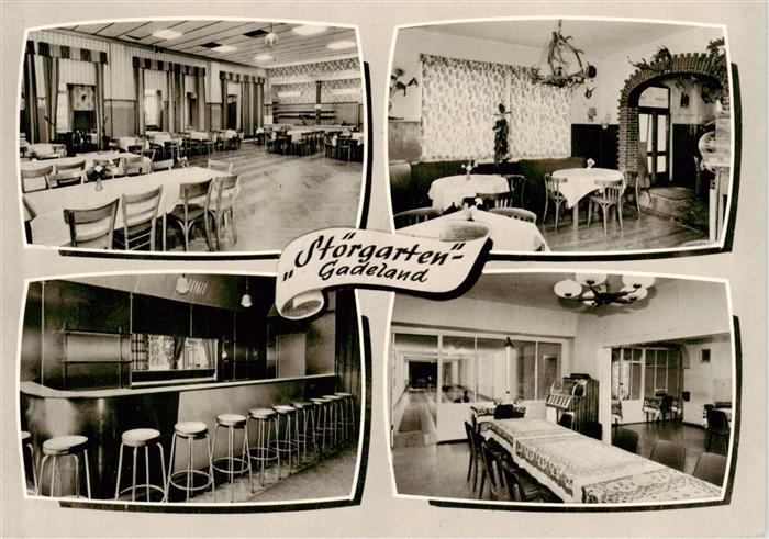 Neumuenster  Schleswig-Holstein Stoergarten Gadeland Gastraeume Bar Kegelbahn