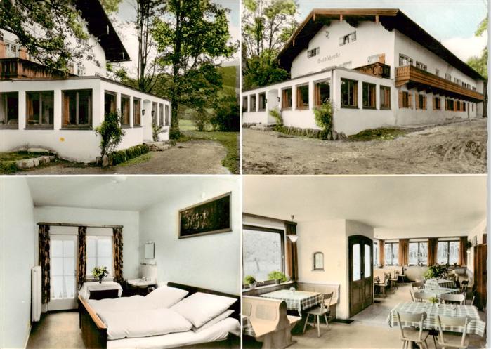 Ried Kochel See Gasthaus Pension Zur Waldschenke Gaststube Gaestezimmer