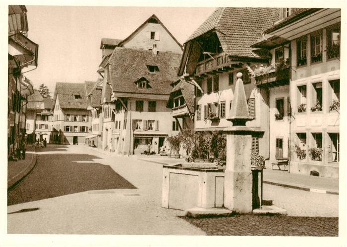 Zofingen AG Gerbergasse Brunnen