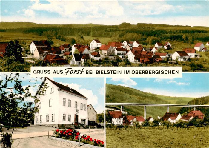 Forst Bielstein Wiehl Panorama Gasthaus Autobahnbruecke