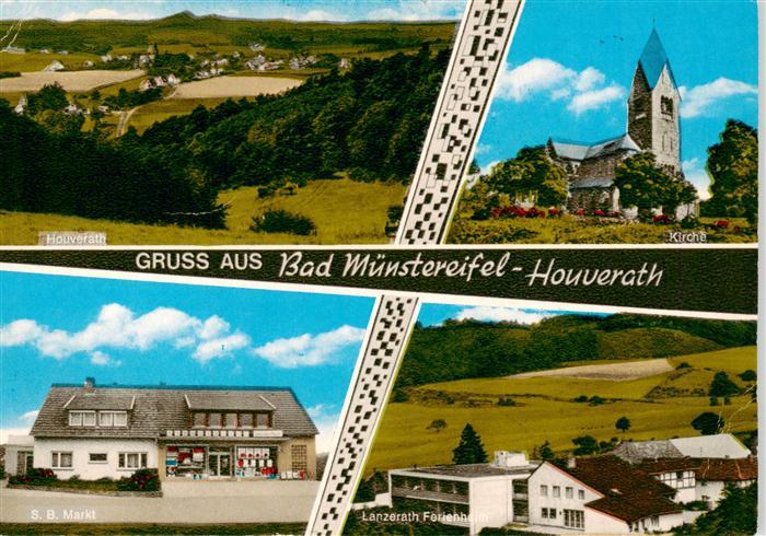 Houverath Rheinbach Panorama Kirche S.B. Markt Lanzerath Ferienheim