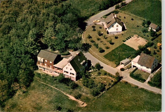 Reichshof NRW Pension Cafe Haus am Walde Fliegeraufnahme