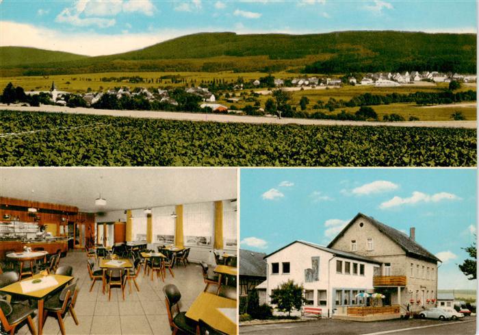 Ellern Hunsrueck Panorama Gasthaus Pension Waldlust Gastraum