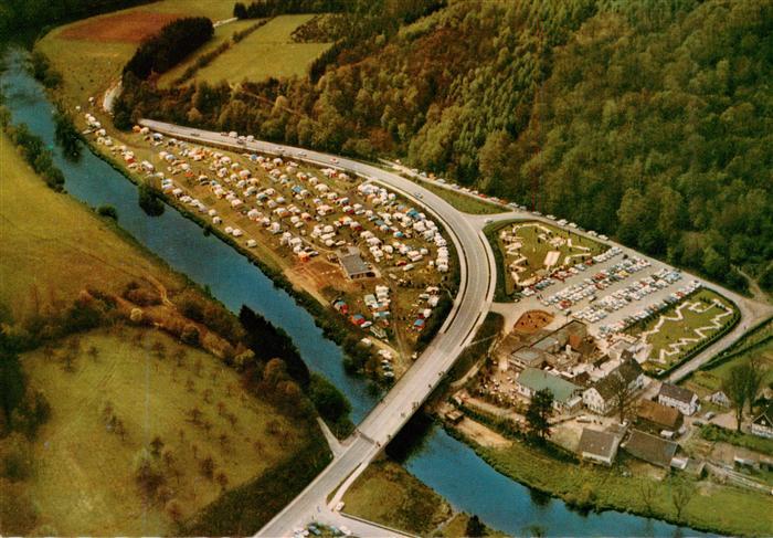 Glueder Solingen Waldcamping Glueder Fliegeraufnahme