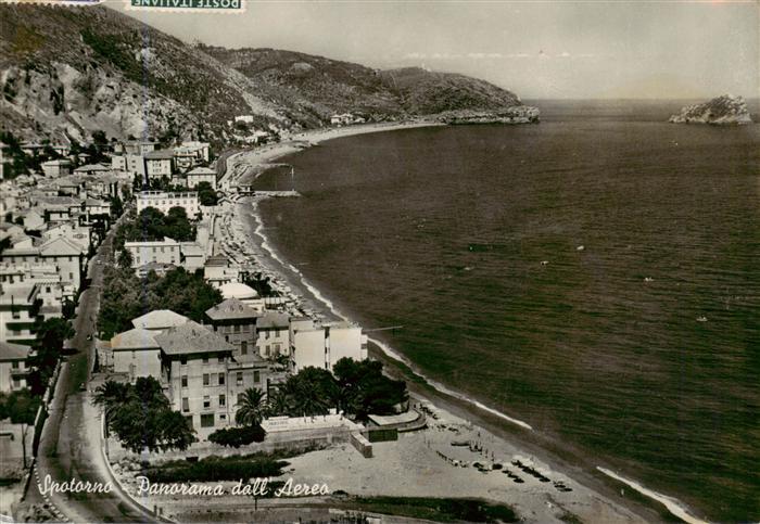 Spotorno Liguria IT Fliegeraufnahme