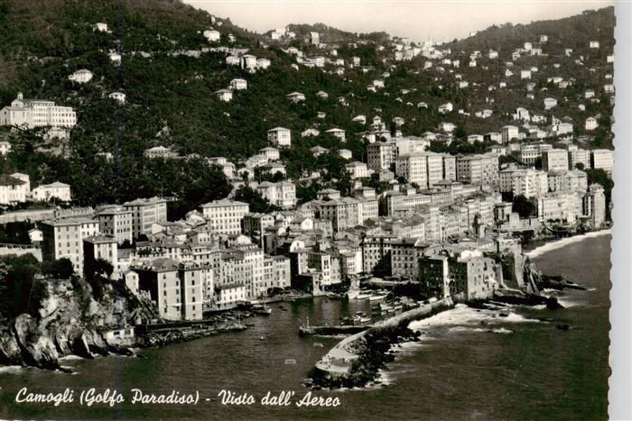 Camogli Liguria IT Fliegeraufnahme