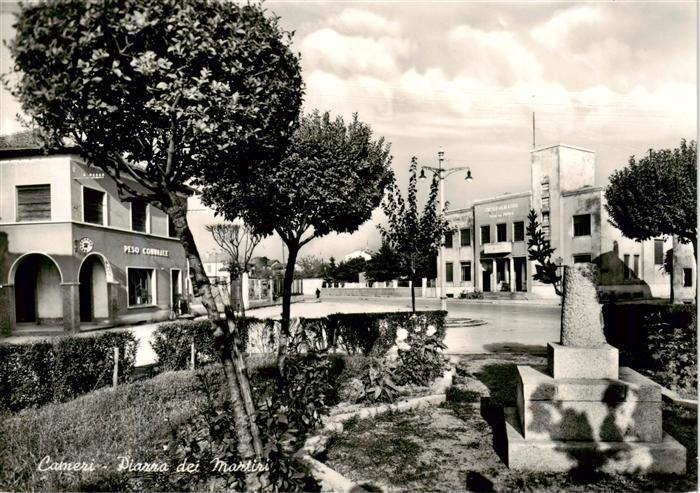 Cameri Novara Piemonte IT Piazza dei Martizi