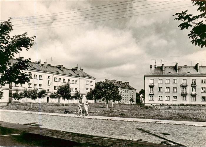 Goleniow PL Fragment osiedla przy ulicy Ogrodowej