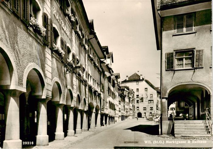 Wil  SG Marktgasse und Rathaus