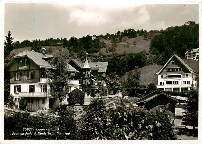 Ebnat-Kappel SG Frauenschule und Kinderheim Sonnegg