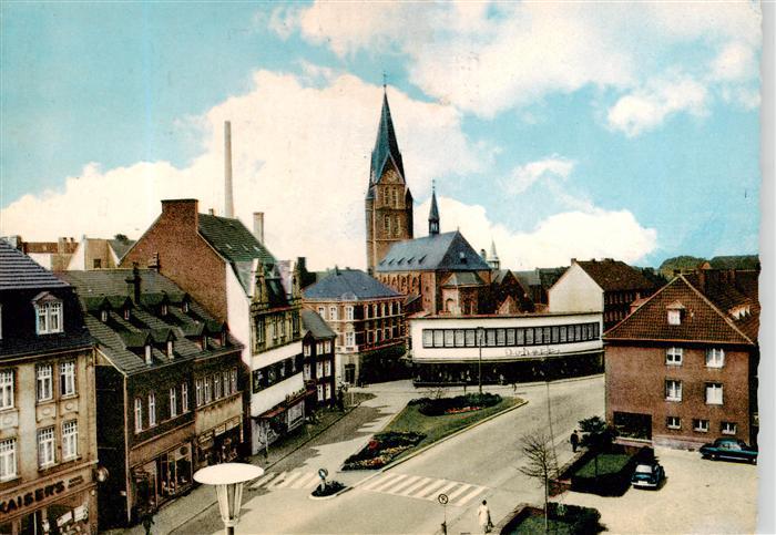 Castrop-Rauxel Biesenkamp-Wittener Strasse und Lambertikirche