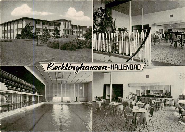Recklinghausen  Westfalen Hallenbad Gastraeume