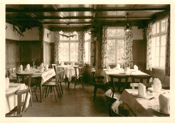 Brandenberg Todtnau Pension Hubertus Gaststube