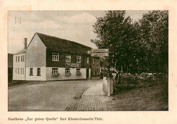 Bad Klosterlausnitz Gasthaus Zur guten Quelle