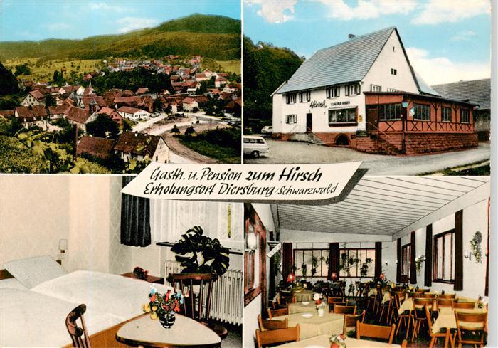 Diersburg Panorama Gasthaus Pension Hirsch Gastraeume