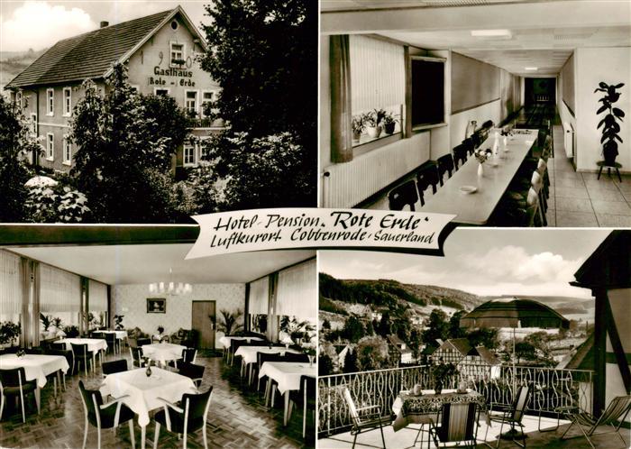 Cobbenrode Sauerland Hotel Pension Rote Erde Gastraeume Terrasse