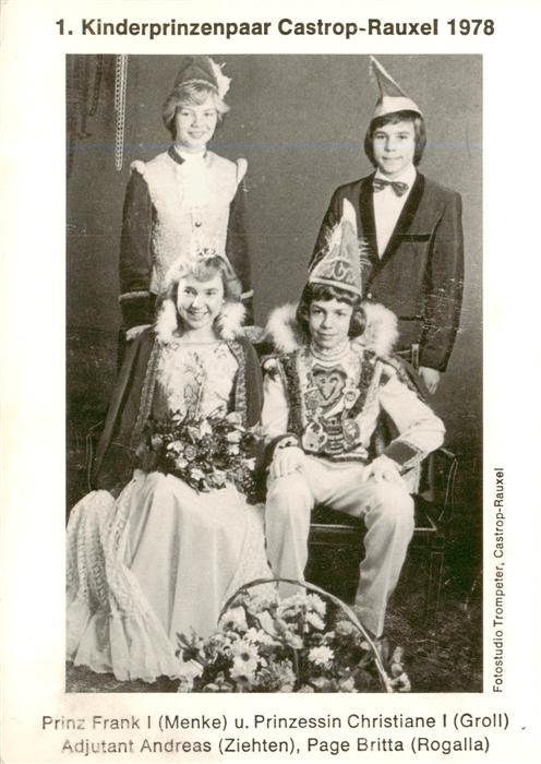 Castrop-Rauxel Kinderprinzenpaar 1978