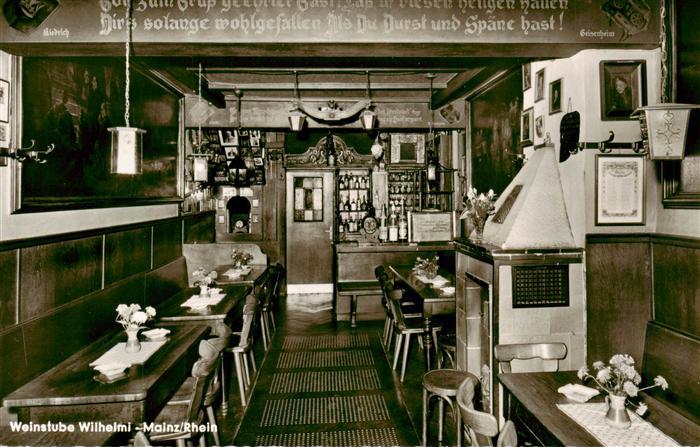 Mainz  Rhein Weinstube Wilhelmi