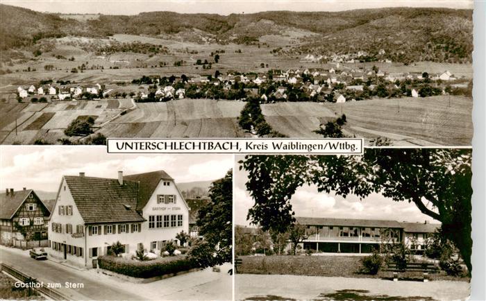Unterschlechtbach Panorama Gasthof zum Stern Schule