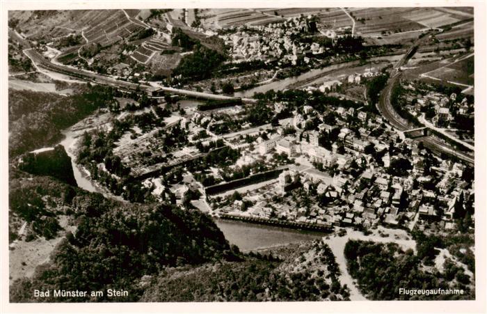 Bad Muenster Stein Ebernburg Fliegeraufnahme
