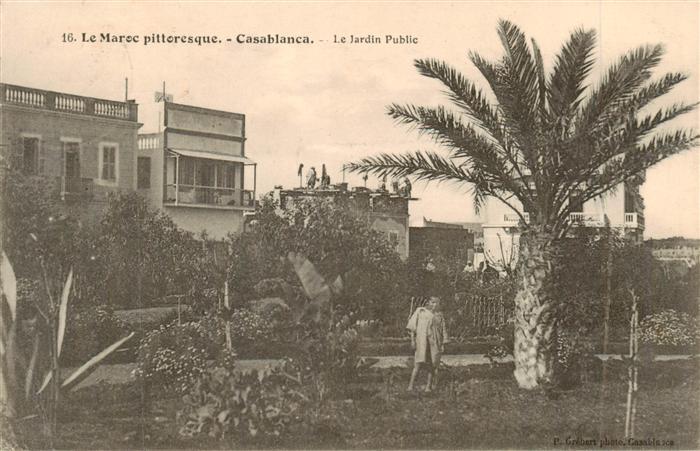 Casablanca Maroc Le Jardin Public