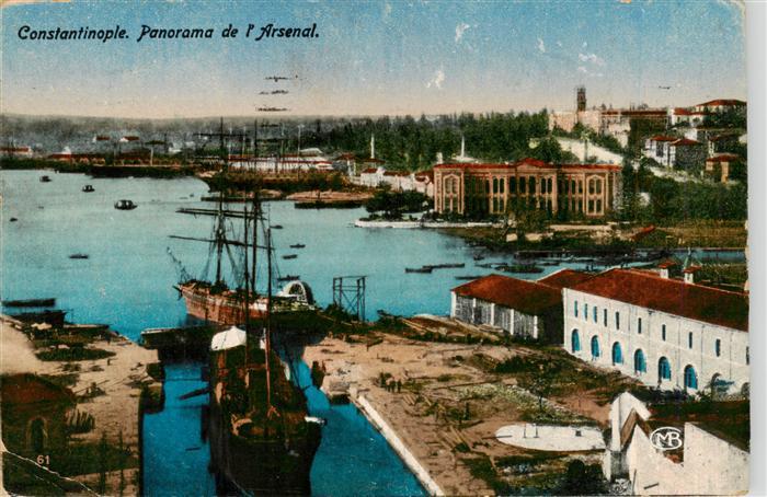 Constantinople Panorama de l'Arsenal