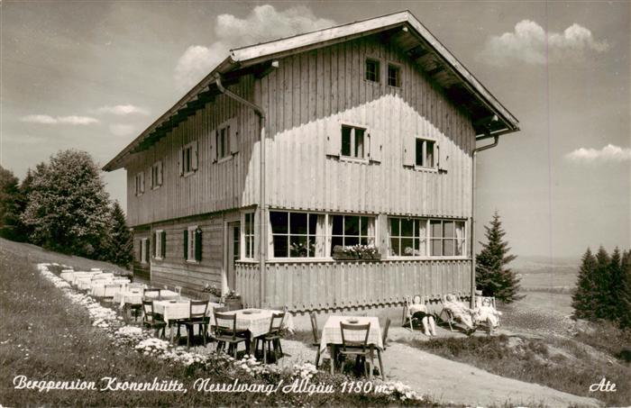 Nesselwang Allgaeu Bayern Bergpension Kronenhuette