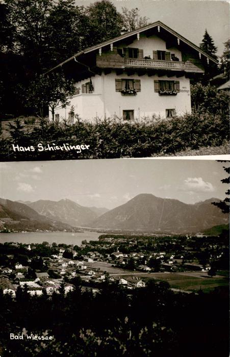 Bad Wiessee Haus Schierlinger Gesamtansicht mit Alpenpanorama