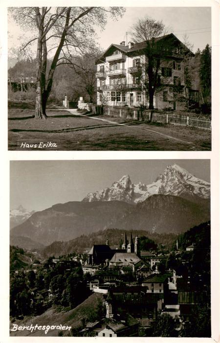 BERCHTESGADEN Bayern Gaestehaus Haus Erika Panorama mit Blick auf die Alpen