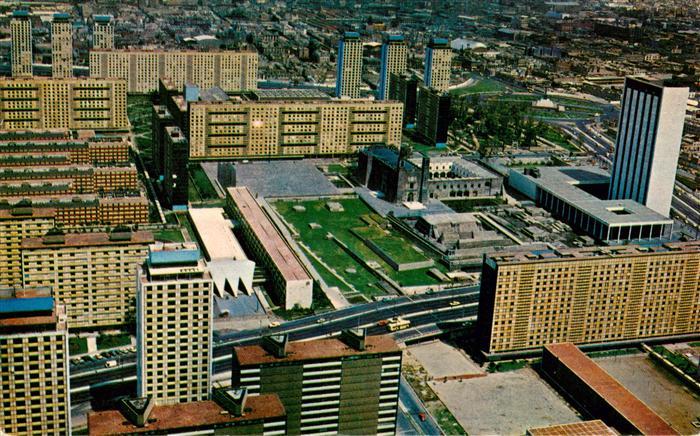 Mexico City D.F. Mexico Vista aérea de la Unidad de Habitación Nonoalco-Tlatelol