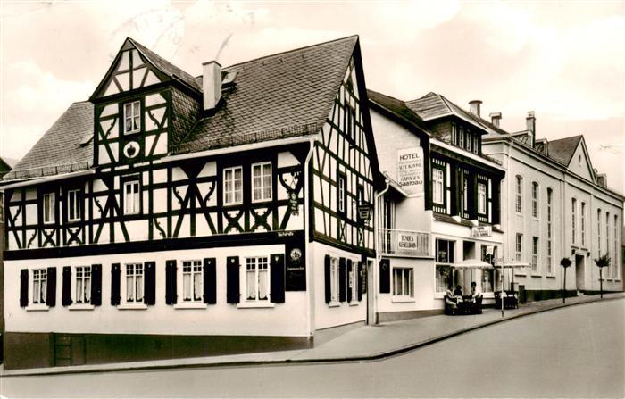 Bad Ems Hotel Restaurant Alte Krone Fachwerkhaus