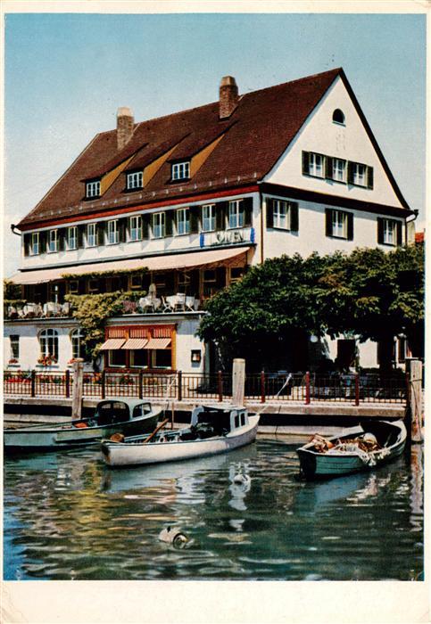 Langenargen Bodensee Hotel Loewen Bootsanleger