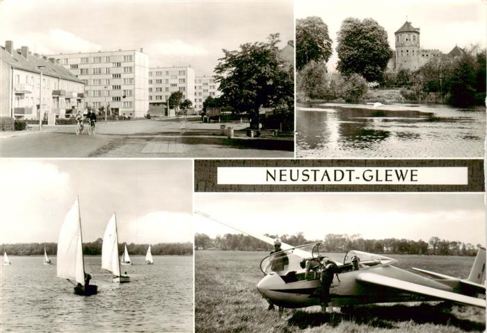 Neustadt-Glewe Strasse des Friedens Burg Am See Segeln GST-Flugplatz