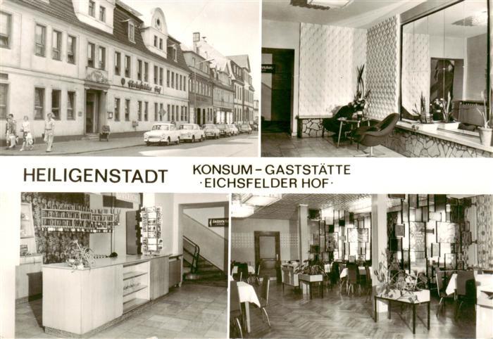 Heiligenstadt  Eichsfeld Konsum-Gaststaette Eichsfelder Hof