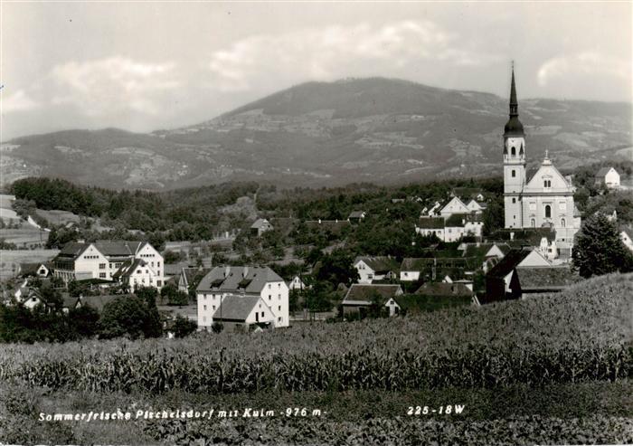 Pischelsdorf  Kulm Steiermark AT Ortsansicht mit Kirche Sommerfrische