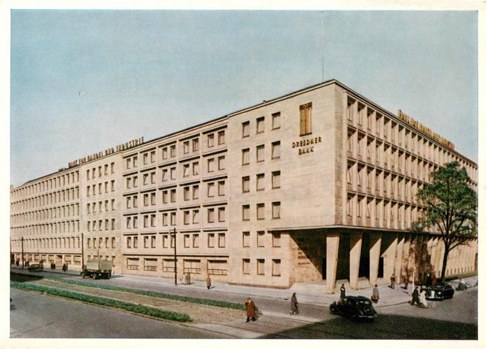 Charlottenburg-Wilmersdorf Berlin Dresdner Bank Hauptverwaltung der Bank fuer Ha