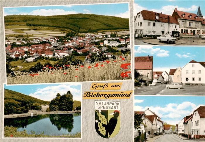 Biebergemuend Panorama Naturpark Spessart Ortspartien Bauernschenke