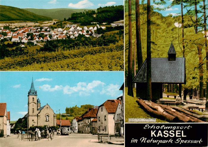 Kassel Biebergemuend Spessart Panorama Marktplatz Kirche Bildbaumkapelle