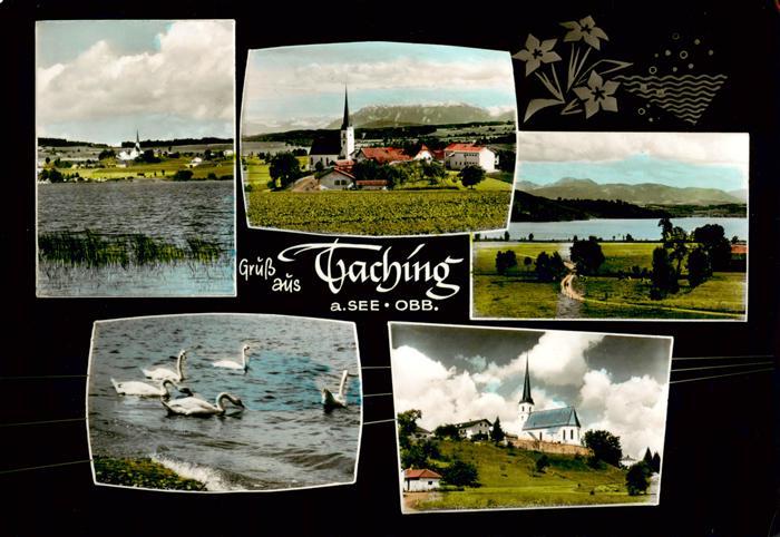 Taching See Seepartien Panorama Kirchen