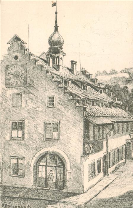 St Gallen SG Das alte Kaufhaus jetzt Polizeihauptwache Serie St. Galler Altstadt