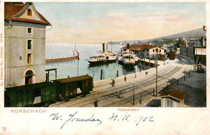 Rorschach Bodensee SG Hafeneinfahrt