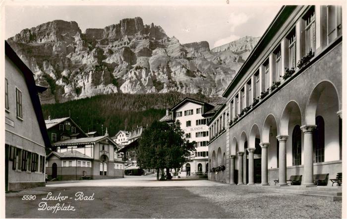 Leukerbad Loueche-les-Bains VS Dorfplatz