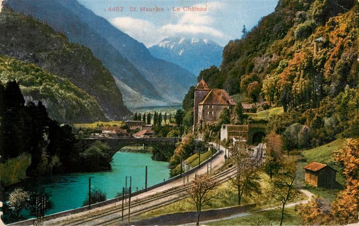 St Maurice  Valais VS Le Chateau