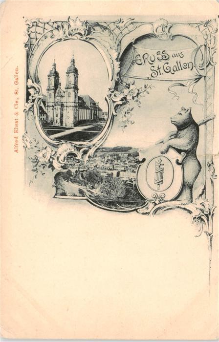 St Gallen SG Kirche Panorama