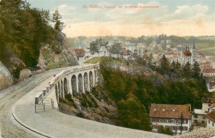St Gallen SG Viadukt der Gottfried Kellerstrasse